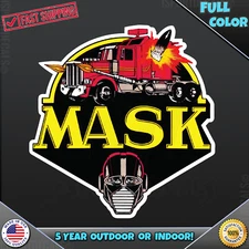 M.A.S.K MASK 80's Cartoon Inside Outside Car Laptop PC VINYL DECAL STICKER 164