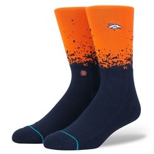 STANCE SOCKS NFL DENVER BRONCOS FADE M558C17BRF NVY  NAVY  Mens Large 9-12
