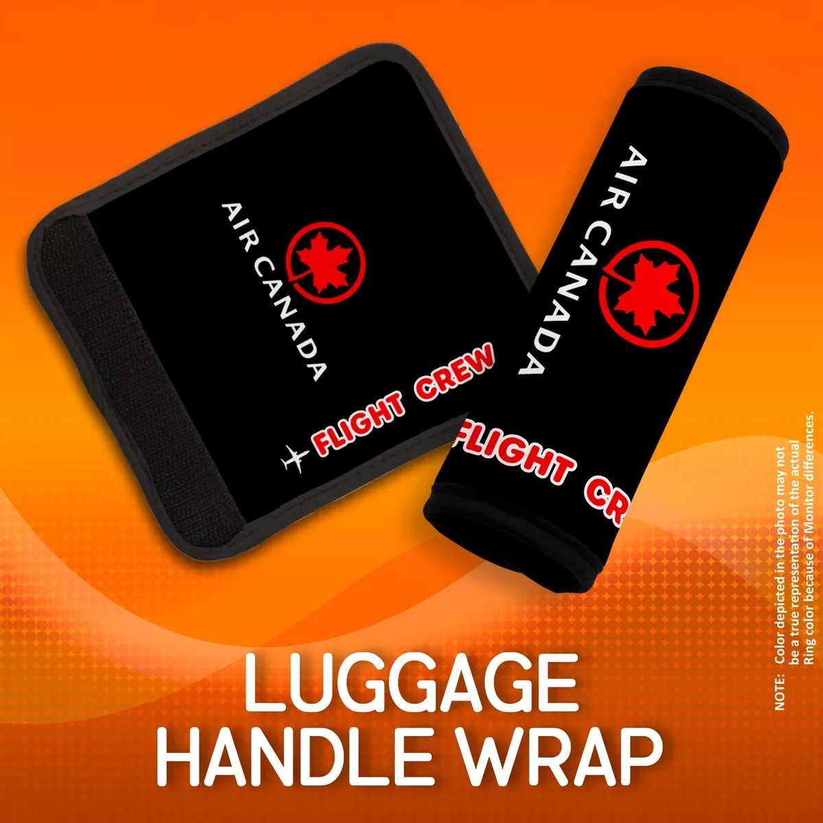 Air Canada Airline Crew Luggage Handle Wrap Pack of 4 eBay