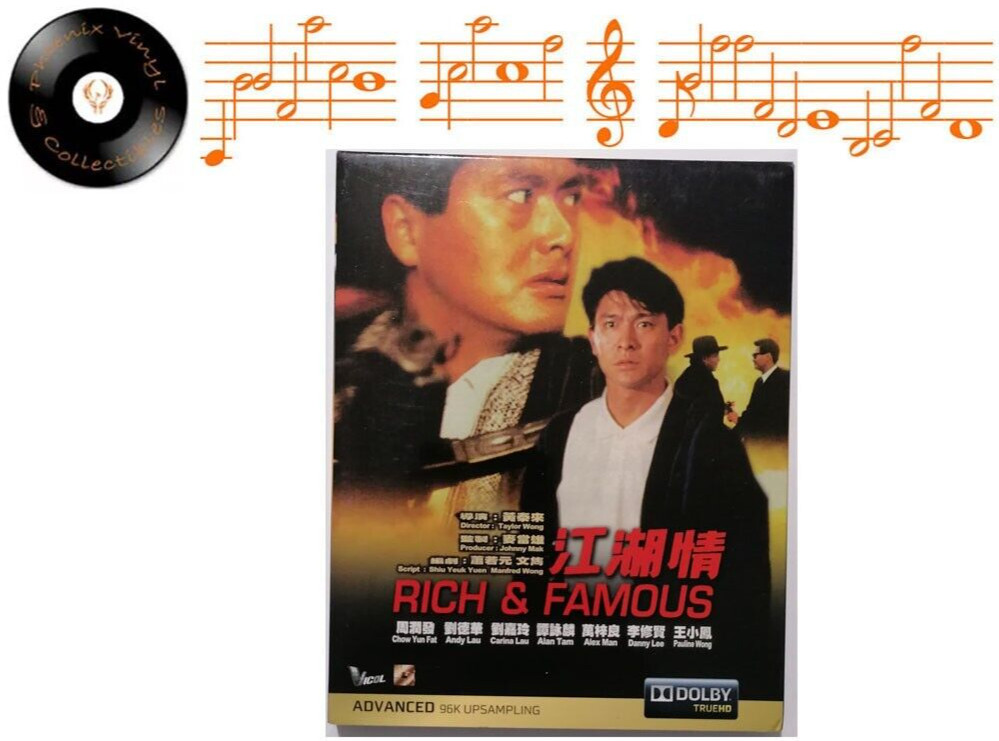 Rich & Famous Chow Yun Fat 2015 Blu Ray Region Free Slipcover - Near Mint