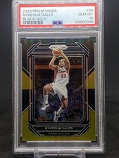 Nykesha Sales 2023 WNBA Prizm Black Gold /5 sP PSA 10 Gem Mint!!