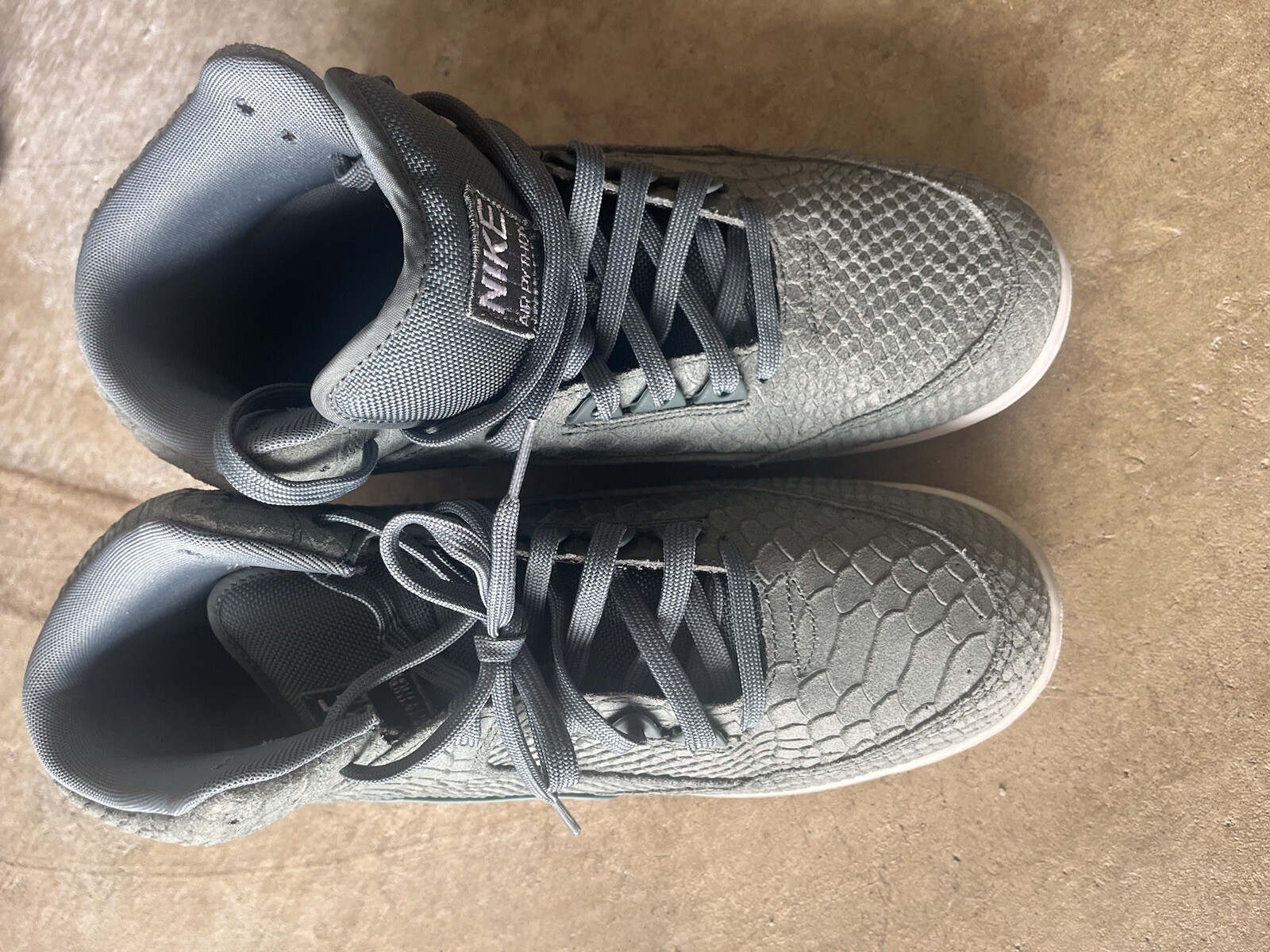 Size 10 - Nike Air Python Premium Gray - image 1