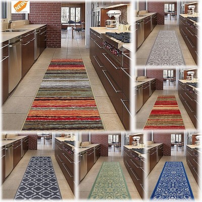 Hallway Kitchen Rug Runners 22x59 Area Carpet Floor Mat Non Slip
