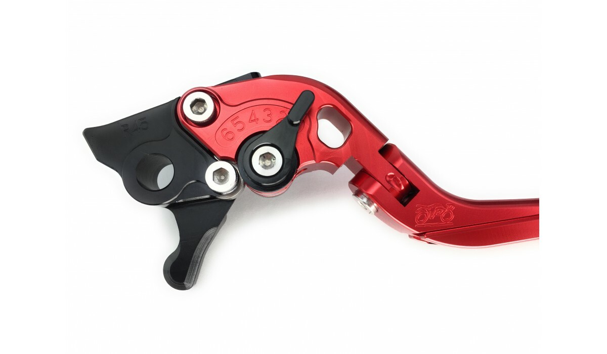 Levier/Levers Long CNC Rouge Pour Kawasaki ZX-10R Ninja 2004-2005 - Neuf