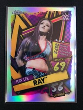 Kay Lee Ray Refractor 2021 Topps Chrome WWE Slam Attax