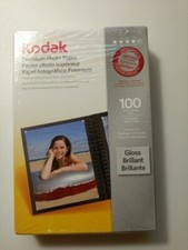 Kodak Premium Photo Paper 4x6 Instant Dry 100 Sheets Gloss NEW Sealed