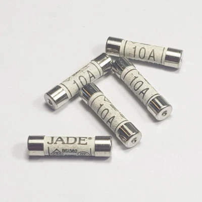 SPLITCHARGE CERAMIC FUSE 10A AMP BS1362 DOMESTIC HOUSEHOLD MAINS PLUG CARTRIDGE FUSE