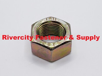 (1) M18-1.5 Metric FINE Thread Hex Nuts Steel Din 934 ZY M18x1.5 Nut 10.9