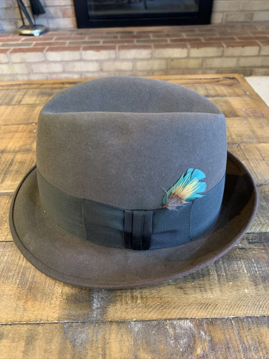 GREAT VINTAGE 1950s ROYAL STETSON HOMBURG HAT SIZE 7 | eBay