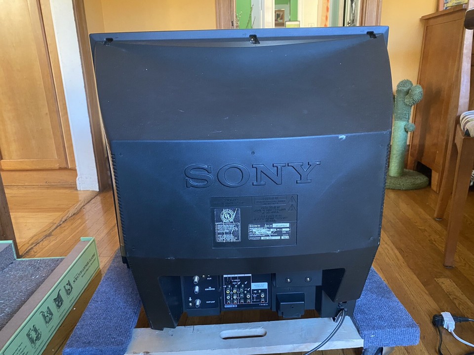 Sony Trinitron 27" KV27FS13 Wega Television Retro Gaming TV With Remote eBay