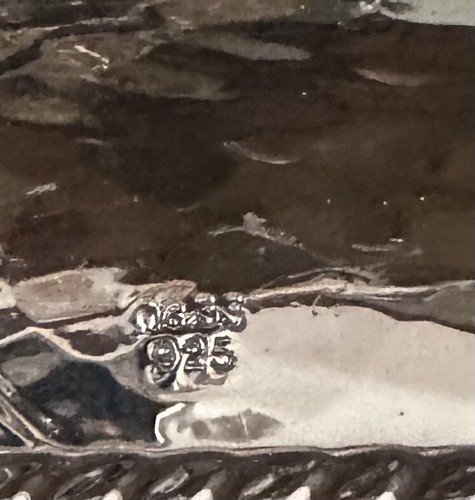 Vintage Greek Sterling Silver .925 Photo/Picture Frame 4.25X5.5 Very Shiny! - Picture 10 of 12