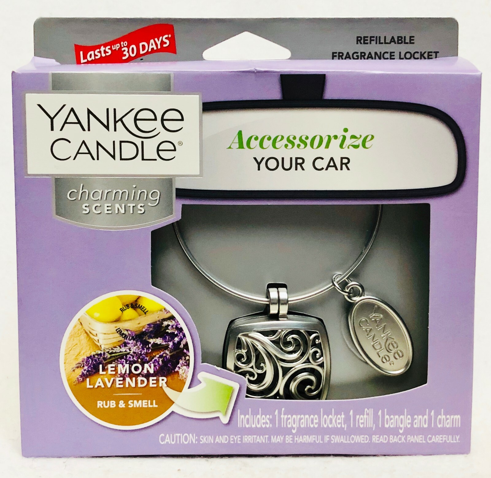 Yankee Candle Charming Scents LEMON LAVENDER 4Piece Starter Set Refill Locket eBay