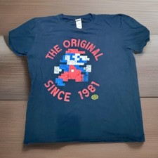 Gildan Nintendo Super Mario T-Shirt The Original Since 1981 Graphic L