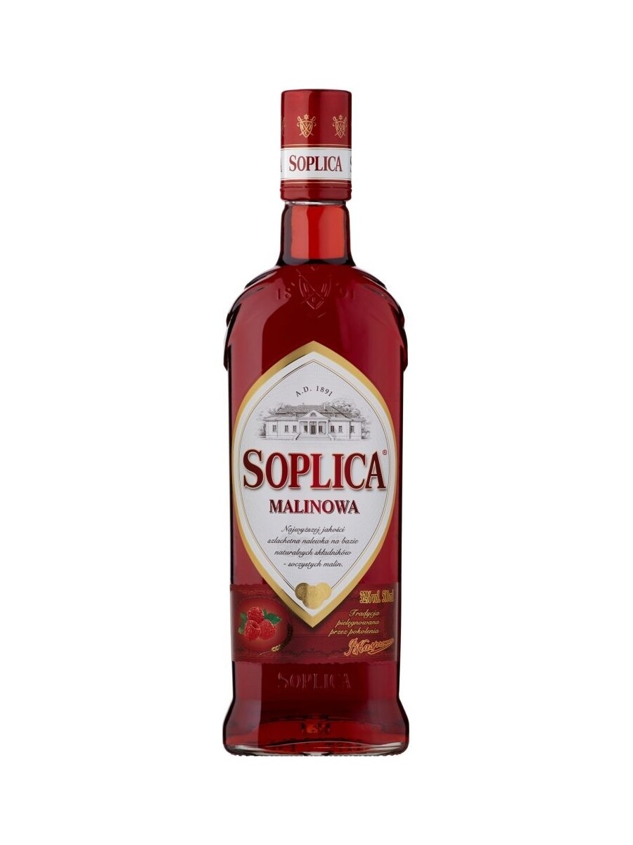 Soplica Raspberry Liqueur Vodka (Malinowa) 50cl
