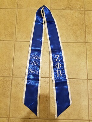 Zeta Phi Beta Graduation Stole 4.0