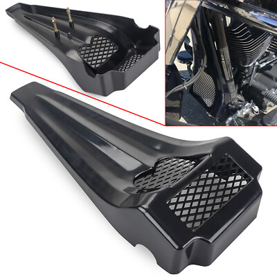 Black ABS Chin Spoiler Scoop For Harley Electra Street Road Glide 1997-2013 2010