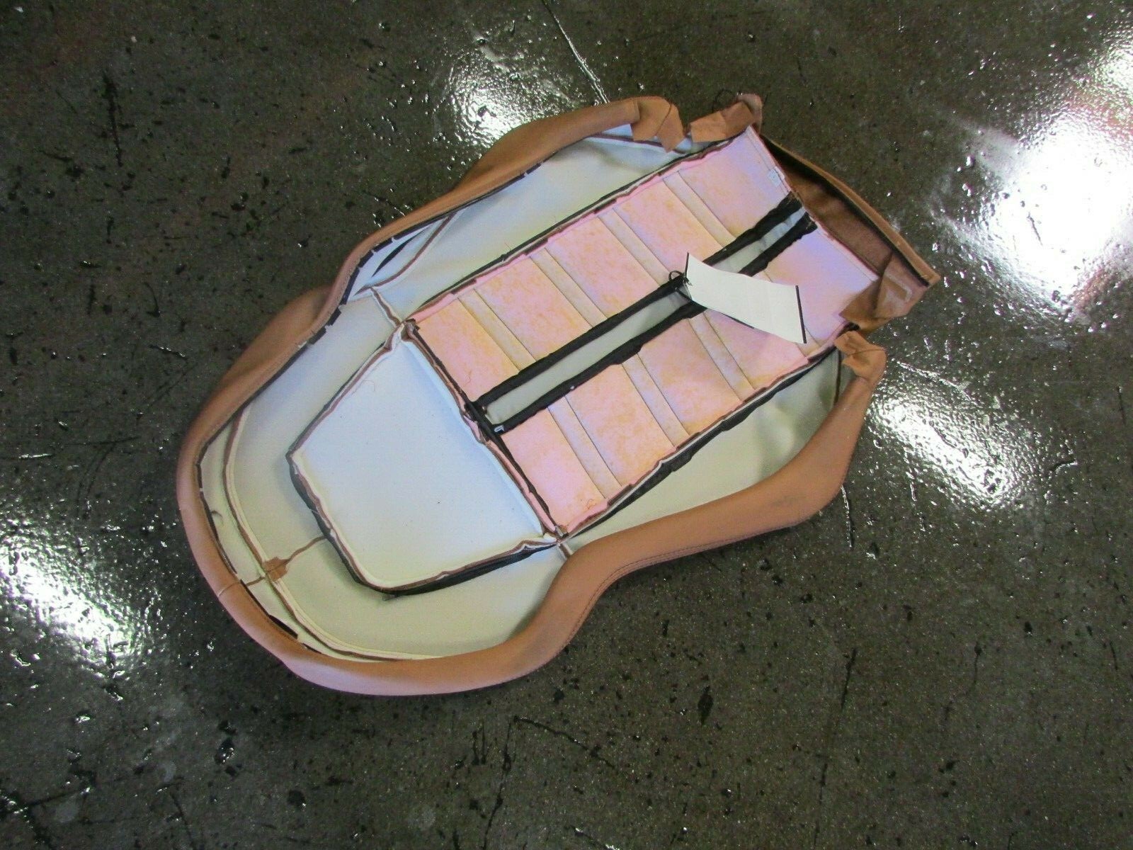 Ferrari 458, RH, Right Front Seat Back Leather cover, Used, P/N 83476200