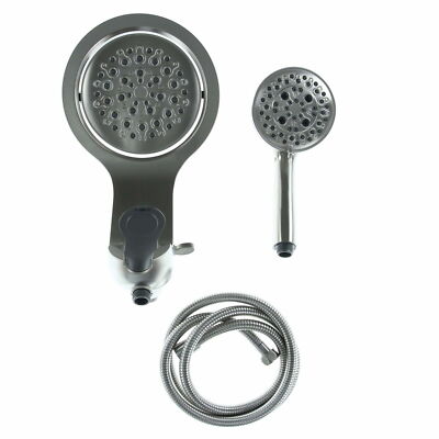 Delta 58499-SS 2-in-1 Duschsystem – Mit Festem Duschkopf & Abnehmbarer Handbrause, 1,75 GPM, Touch-Clean Düsen, Verstellbare Höhe