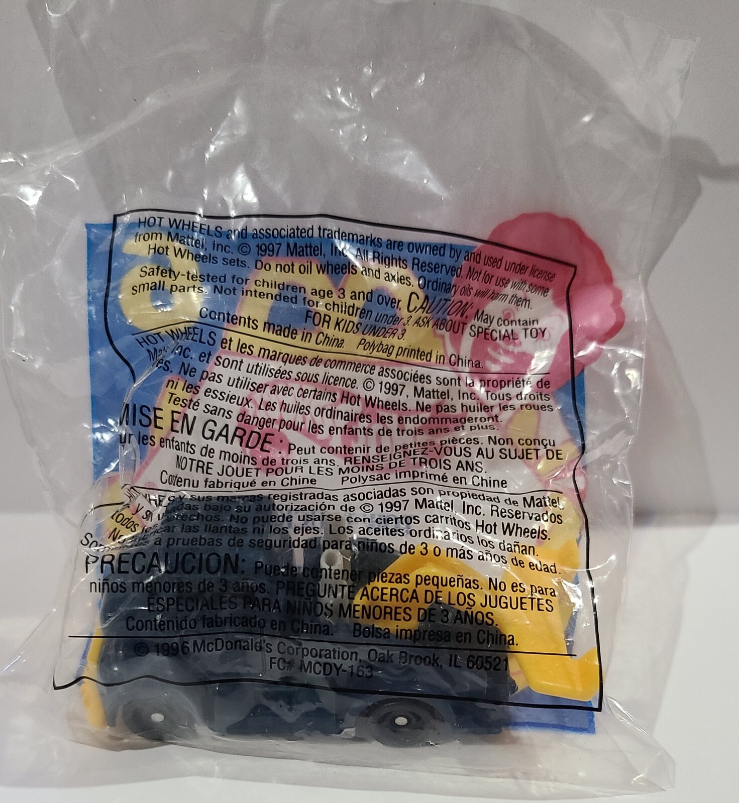 Vintage Hot Wheels McDonalds Cars #6 Tow Truck