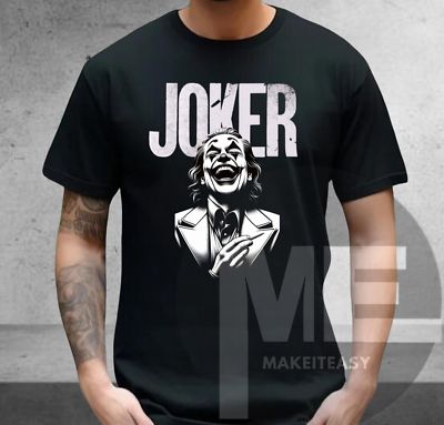 The Joker Dark Knight movie T-Shirt Face Graphic Tee Fan Gift | eBay