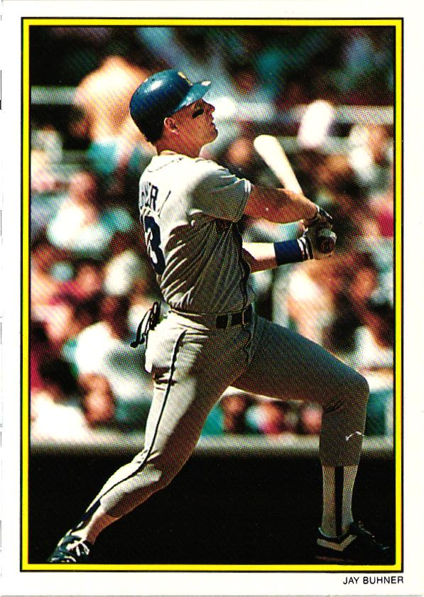 1989 Topps Mail-In Glossy All-Star Jay Buhner #9 Collector's Edition