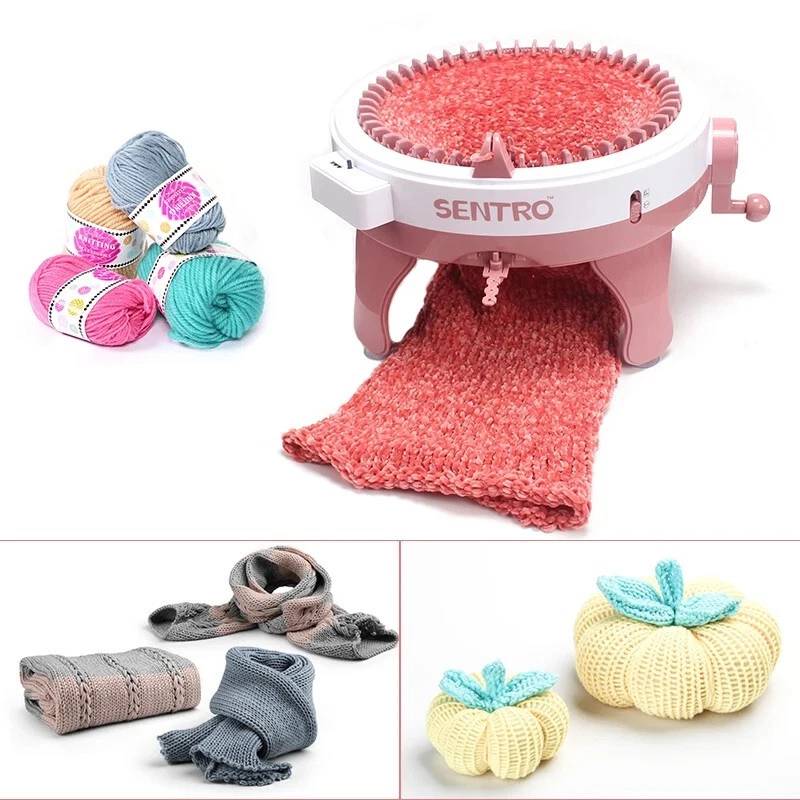 ✨48 Needles Knitting Machine Round Hand Weaving Loom DIY Scarf Hat Kids Toy UK✨ - Image 4 of 4