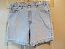 VTG MEN'S LEVI STRAUSS SIGNATURE BLUE DENIM SHORTS RELAX FIT SIZE 38 PREOWNED 2