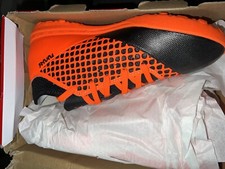 New Puma Kids Future 1.5 Netfit FG, Black/Shocking Orange Soccer