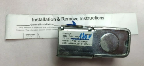 EMERSON SOLENOID COIL AMG R0746 PCN:057342 120/50-60