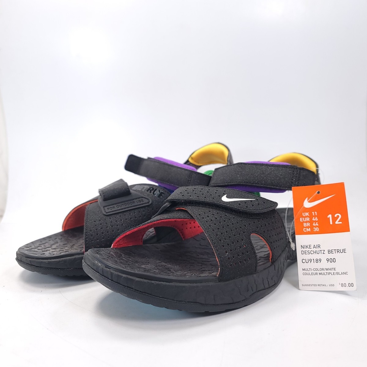 nike betrue sandals deschutz