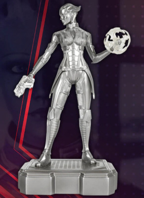 Mass Effect: Liara T'Soni Silver Edition Statue, New Sealed - Limited Edition