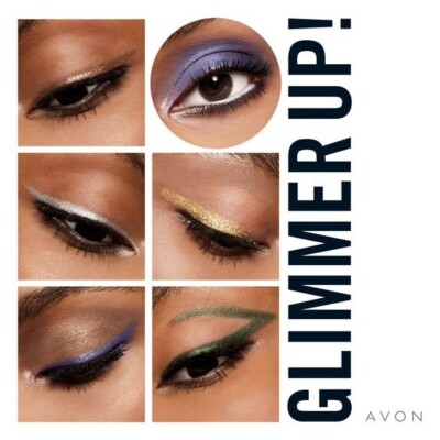 Avon PRECISION GLIMMER Eyeliner PLUM  ~ Sealed Pkg