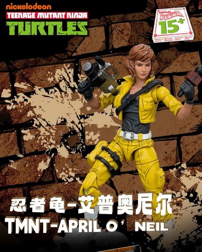 JOYTOY 1/18 TMNT SPLINTER APRIL ONEIL New instock - Picture 14 of 27