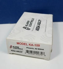 ASSA ABBLOY Alarm Controls KA-109A Single Bitted Flat Key ON/OFF Key Switch