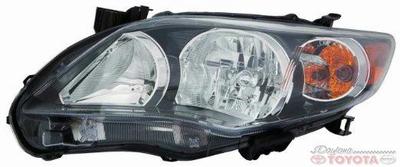 OEM TOYOTA COROLLA HEADLIGHT 81150-02B60 DRIVER'S SIDE FITS 2010