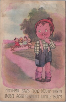 MR ALE PC 1915 Mother Says Too Many Tarts Dont Agree With LIttle Boys B1209