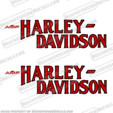 Fits Harley-Davidson Fuel Tank Motorcycle Decals (Set of 2) - FXZ 1978
