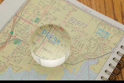 2'' Hand Held Magnabrite Light Gathering Dome Magnifier