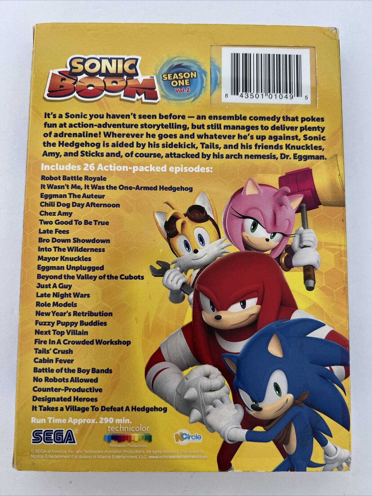  Sonic Boom: Season 1, Vol 2 (With Knuckles and Tails