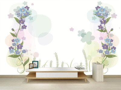 Royal Pulpy Lily 3D Full Wall Mural Photo Wallpaper Printing Home Kids Decor