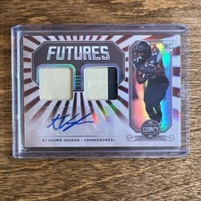 2020 Legacy Futures Ke'Shawn Vaughn Bucs Rookie Auto Dual Patch Auto Silver /100
