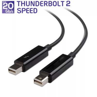 0.5m Thunderbolt 2 to Thunderbolt 2 Cable 20Gbps For Apple MacBook Air/Pro/iMac