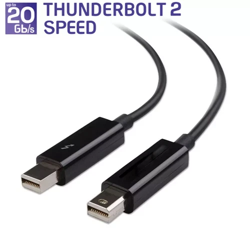 Thunderbolt 2 to Thunderbolt 2 Cable 0.5m For Apple Macbook Pro