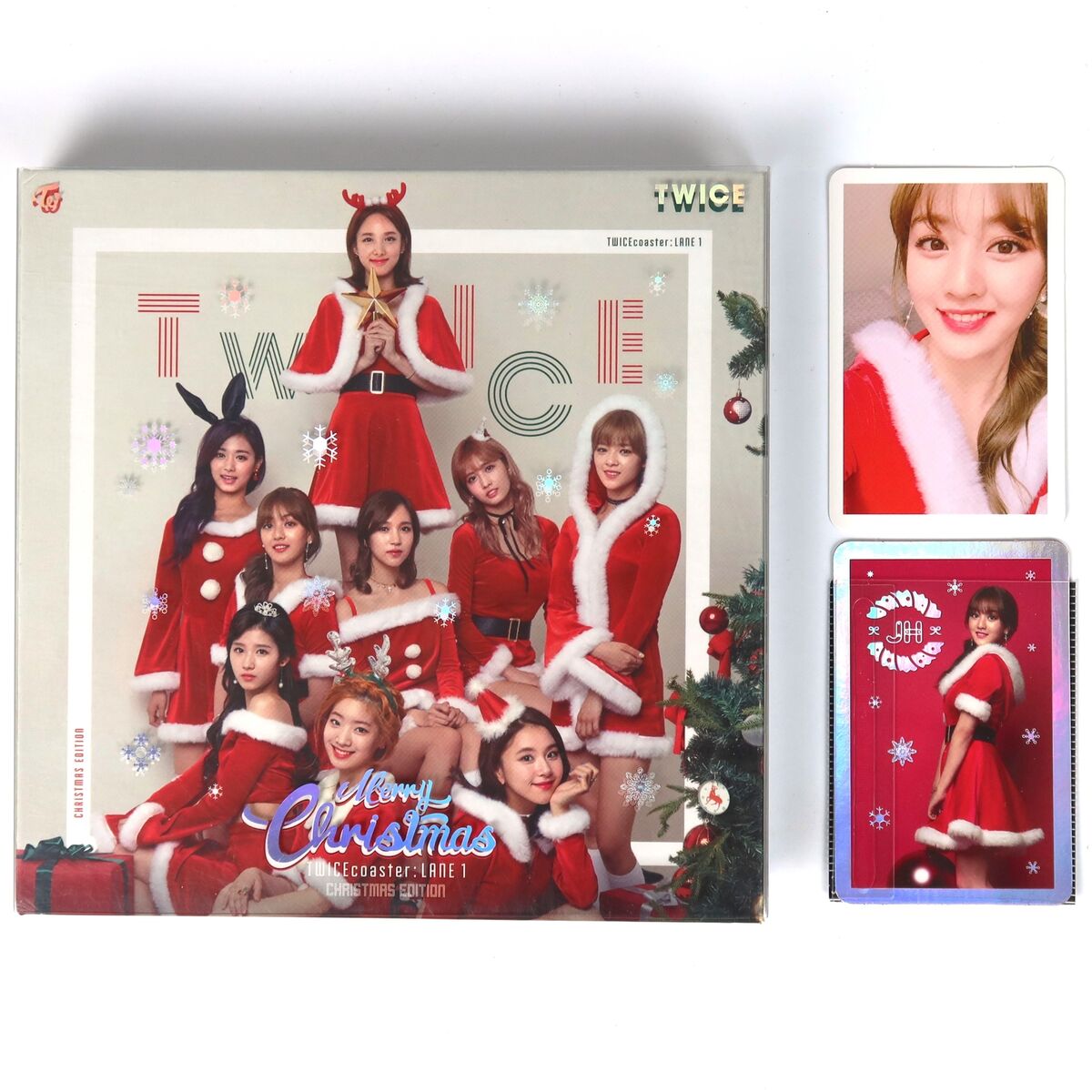 Twice Twicecoaster: Lane 1 Christmas Edition CD Album Jihyo Twice Twicecoaster: Lane 1 Christmas Edition CD Album Jihyo