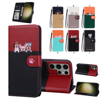 For Samsung Galaxy S26 S25 S24 S22 S10 Magnetic Leather Stand Card Wallet Case