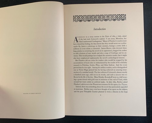LIMITED EDITIONS CLUB - SALAMMBO - G. FLAUBERT - 1960 - #179/1500 - SIGNED. - Picture 3 of 14