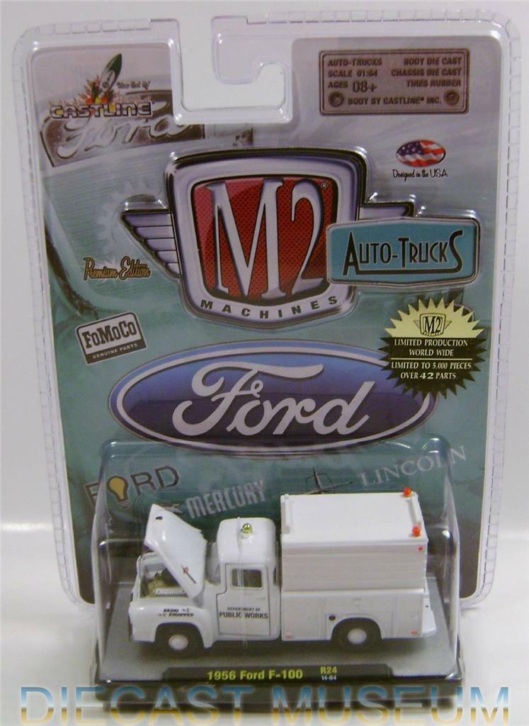 1956 '56 FORD F-100 WORK TRUCK R24 14-04 PICKUP M2 MACHINES