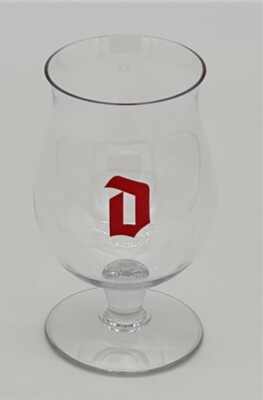 Duvel Starkbier Pokal Acryl Red D Zwiebelform Kelch Craftbeer Bar Club (7243-1)