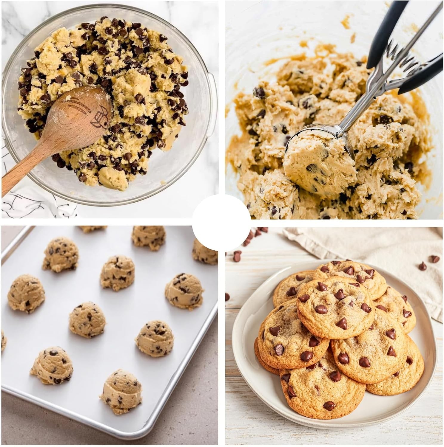 Ice Cream Scoop, 18/8 Stainless Steel Cookie #40/ 2 Tbsp, Black 