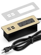 PD 65W Recessed Power Strips, Flush Mount Power Outlet with USB-C Ports,Fast 2
